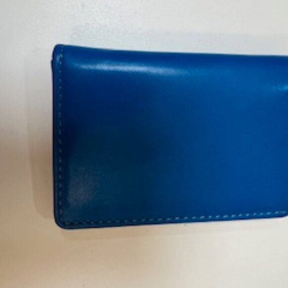 Winn International Leather Card Case Teal - Picture 4 of 6